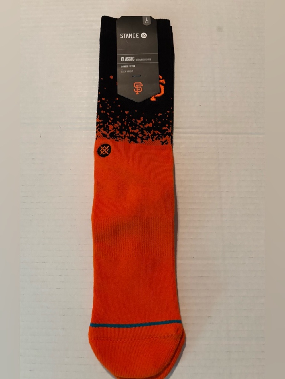 Stance x MLB Men’s Crew Socks San Francisco Giants SZ L (9-12) NWT